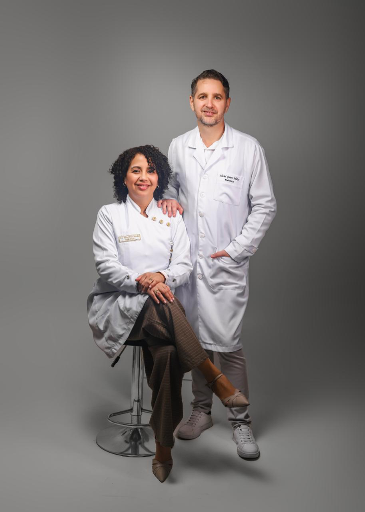 Dra. Masiel Bicet e Dr. Michel Gomez na Clínica Regenera