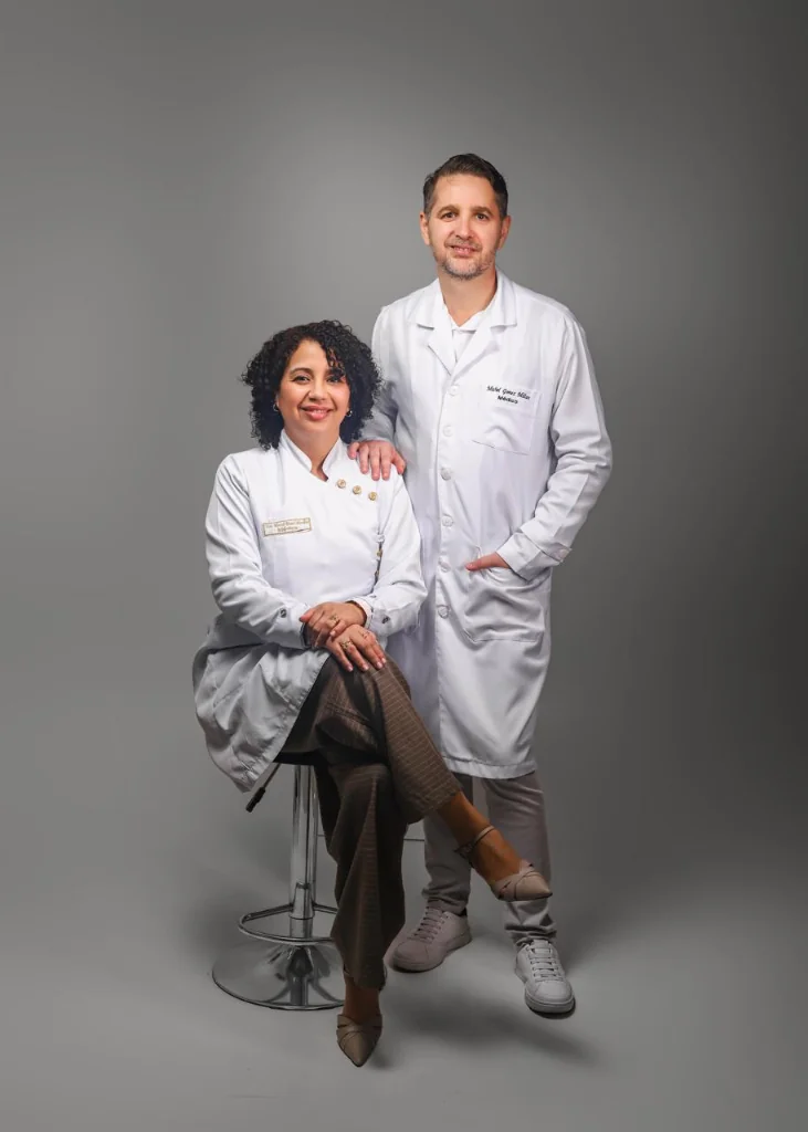 Dra. Masiel Bicet e Dr. Michel Gomez na Clínica Regenera